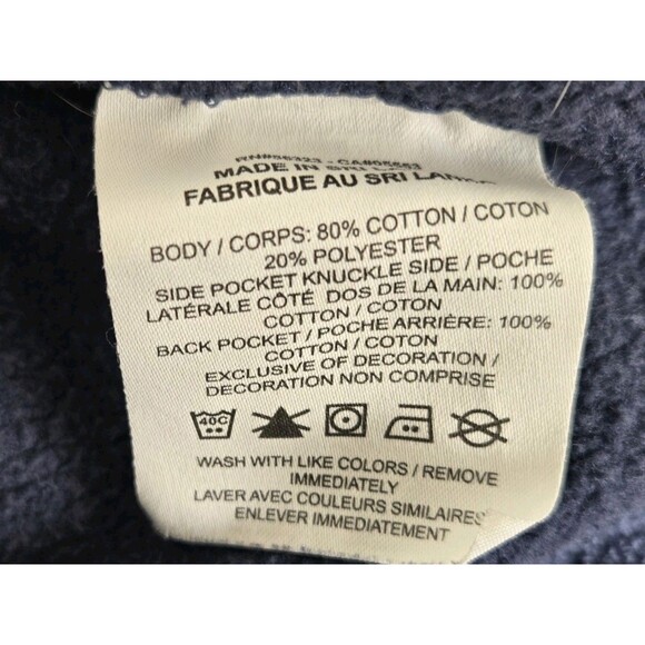 Nike Sweatpants Mens XL Navy Blue BV2707-410 Fleece Cotton Blend Joggers Pockets - Picture 9 of 10